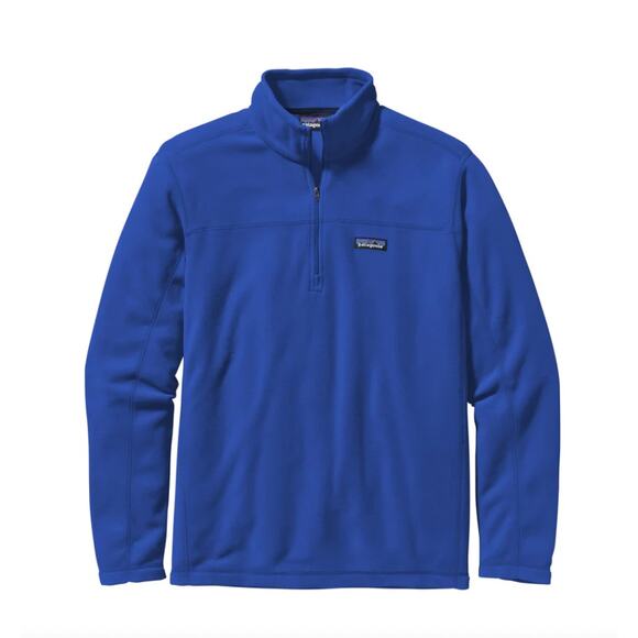 Patagonia Men's Micro D Pullover Blue Size Large - Picture 1 of 7